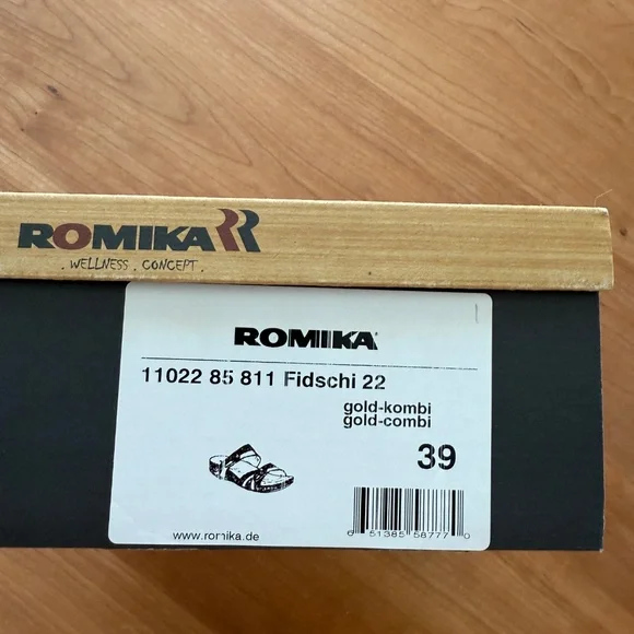 Romika Fidschi 22 Sandal in Gold Combo (Size 8) - Picture 6 of 6